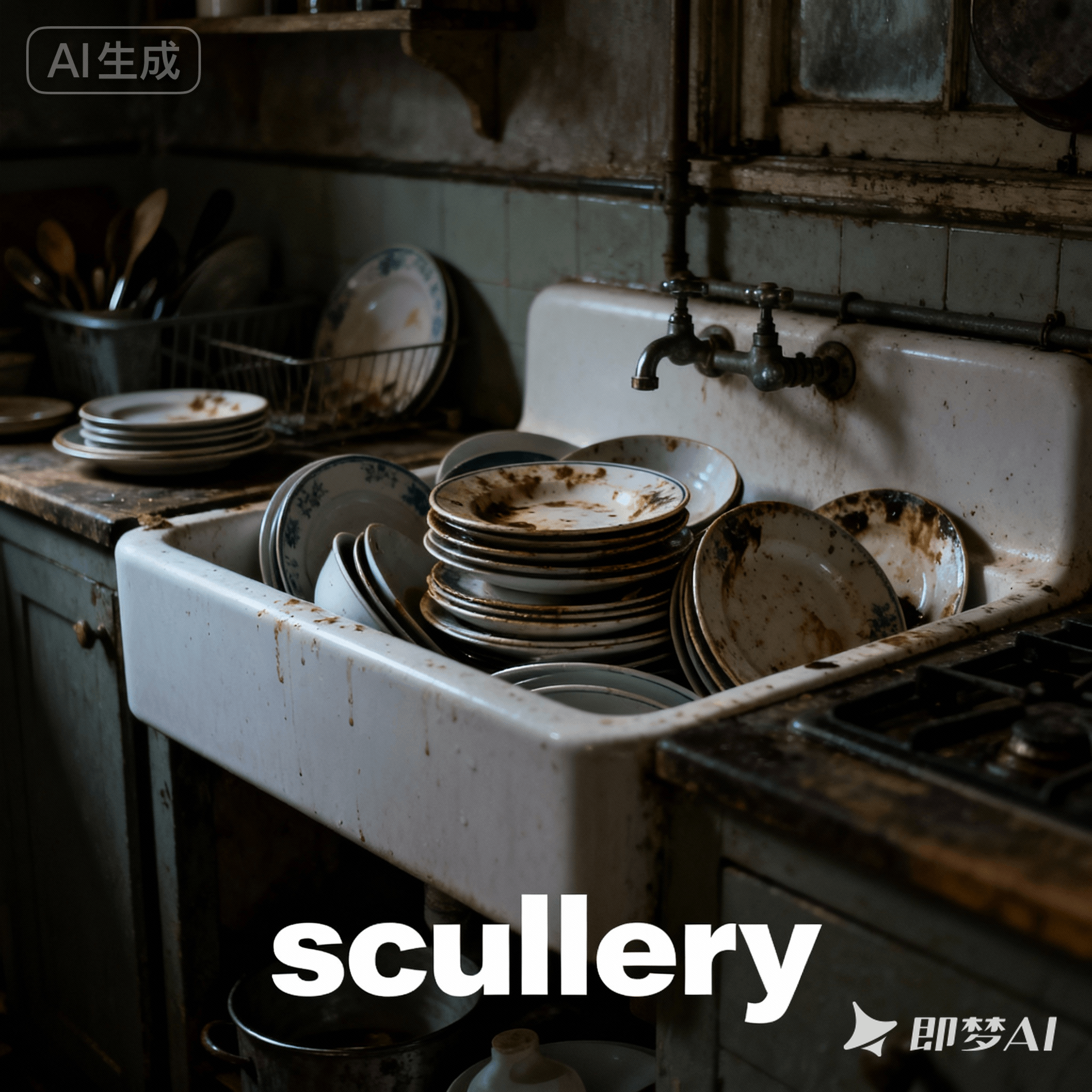 scullery是什么意思_scullery怎么读_音标'skʌlərɪ
