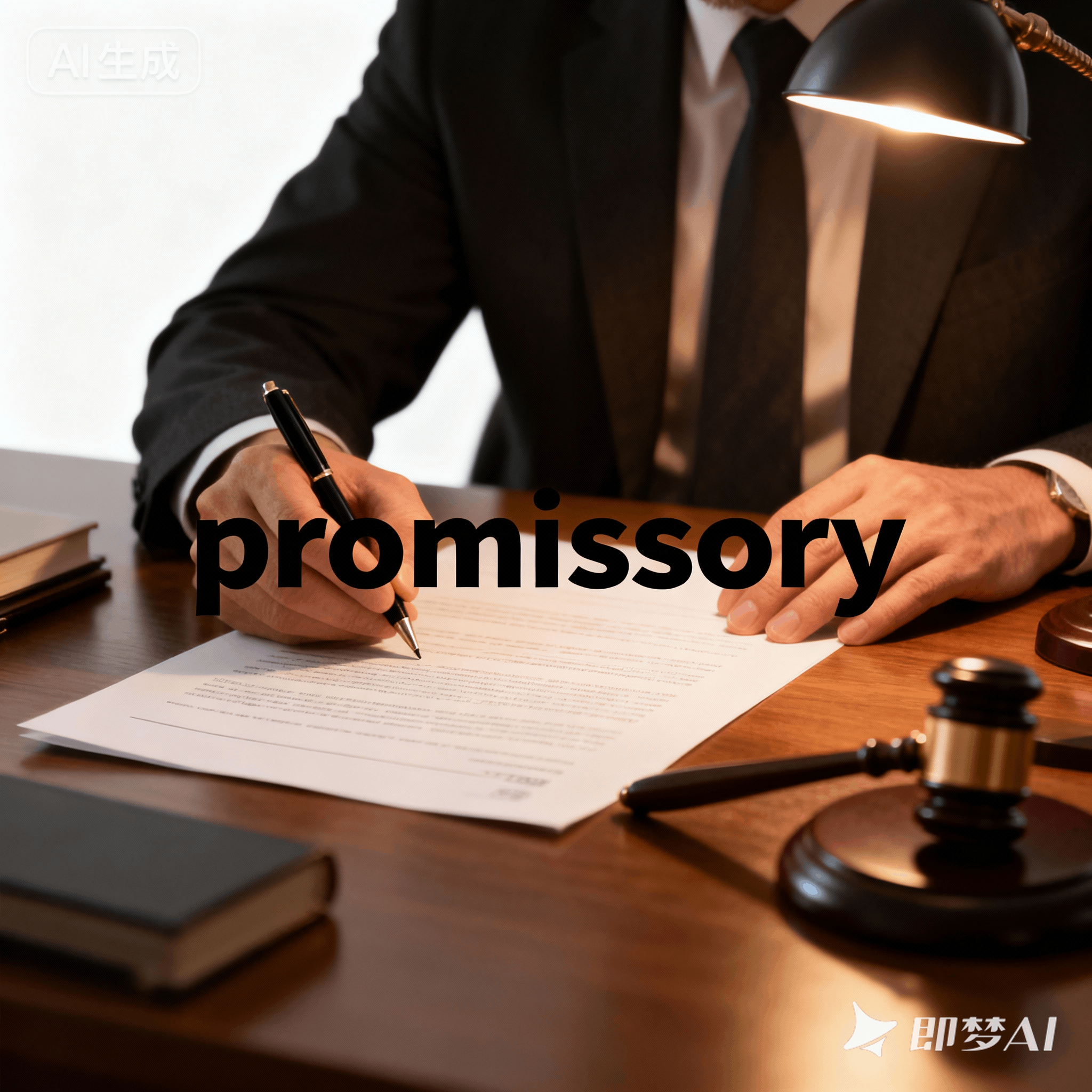 promissory是什么意思_promissory怎么读_音标'prɒmɪsərɪ