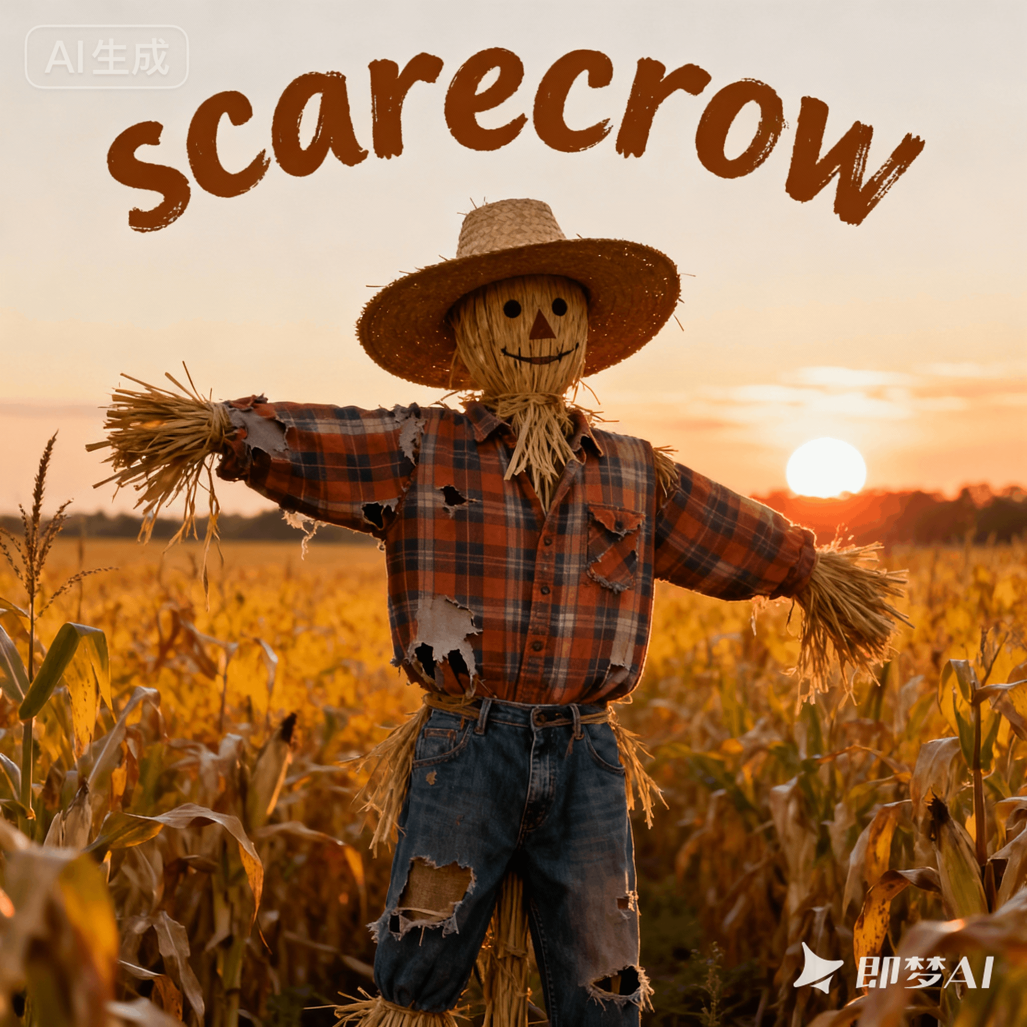 scarecrow是什么意思_scarecrow怎么读_音标'skeəkrəʊ