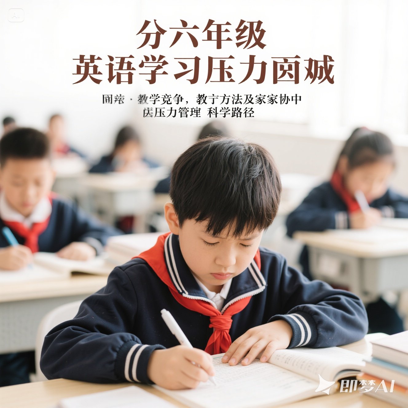 六年级英语学习中的压力管理？