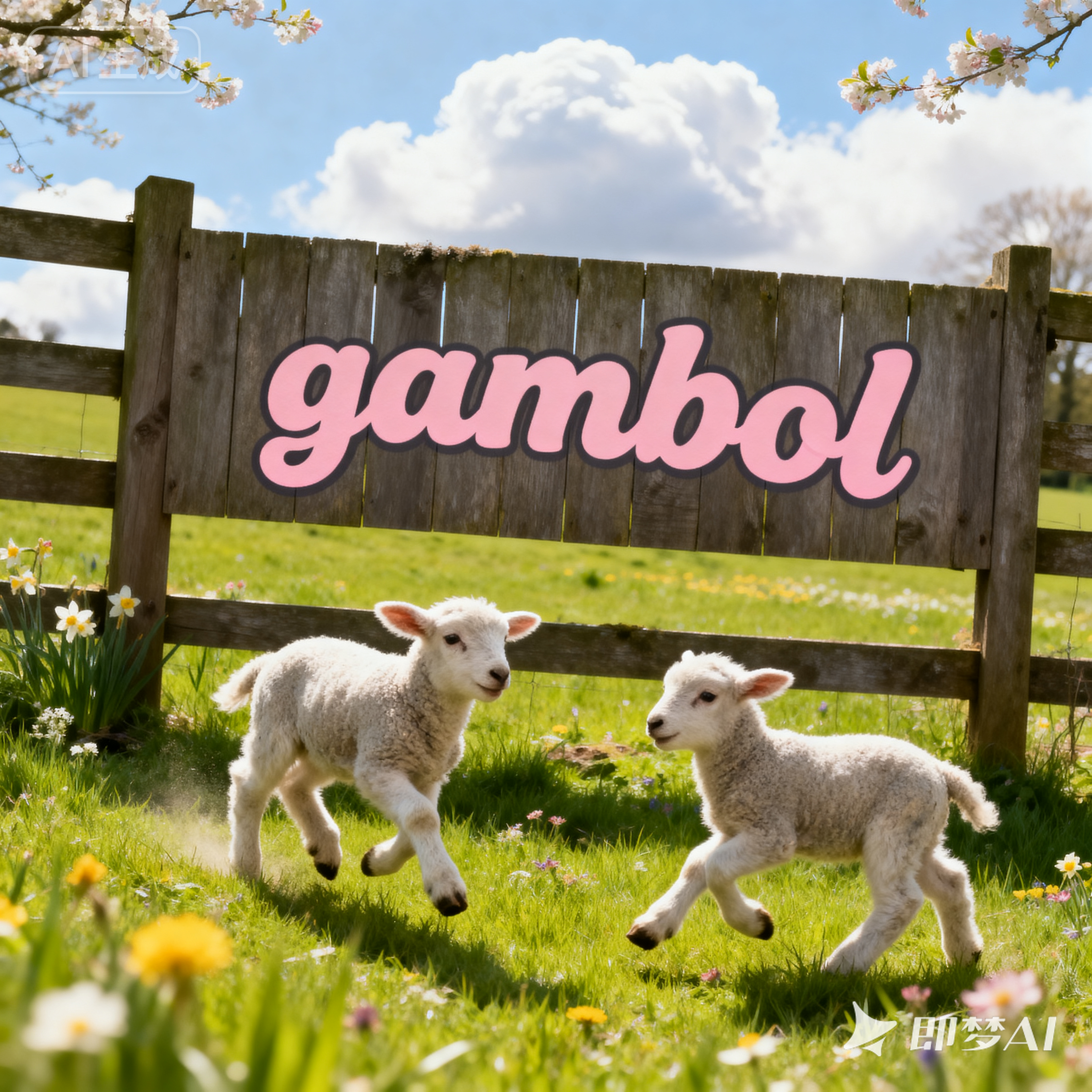 gambol是什么意思_gambol怎么读_音标'ɡæmbl