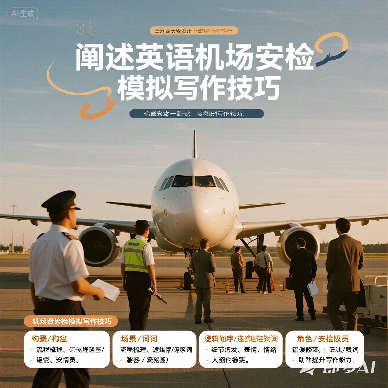 英语机场安检模拟：写作技巧？