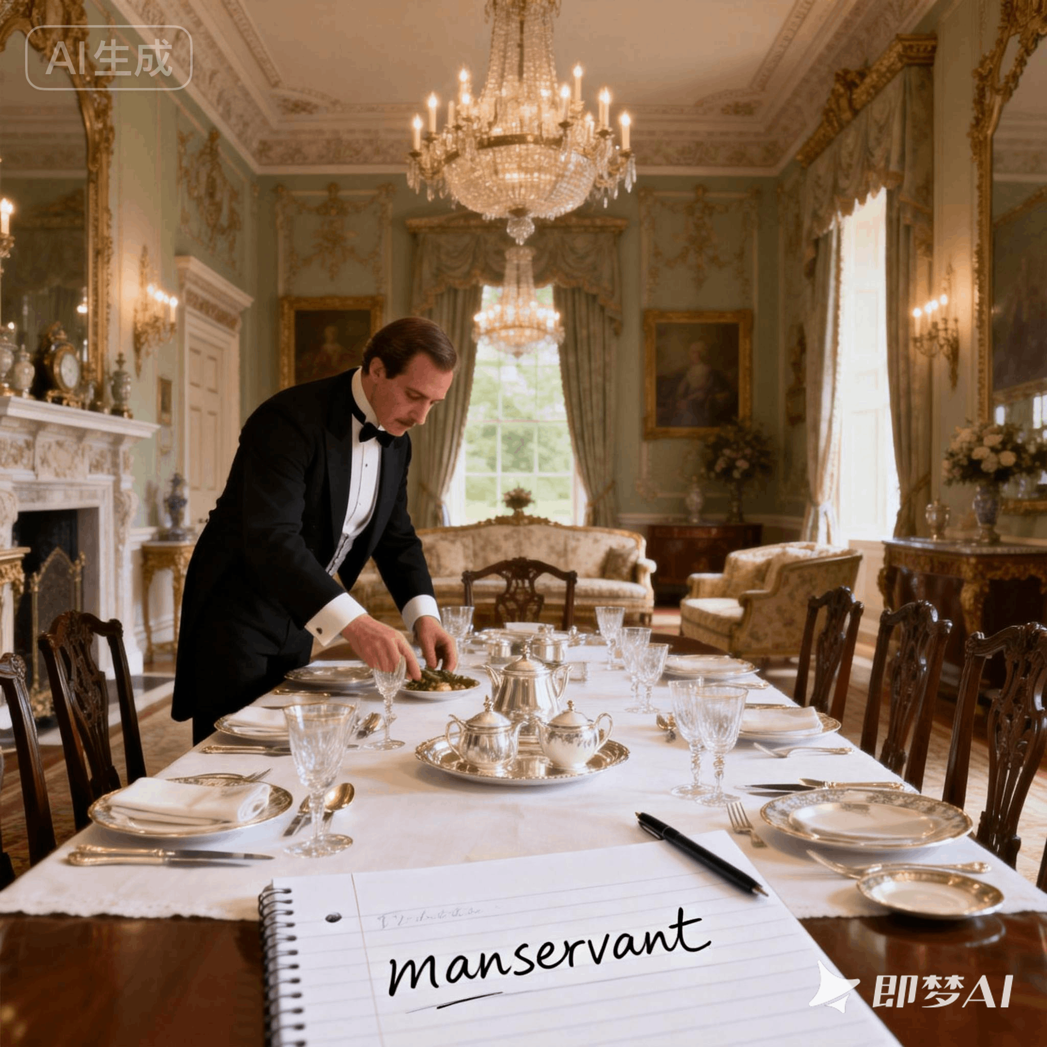 manservant是什么意思_manservant怎么读_音标ˈmænsɜ-vənt