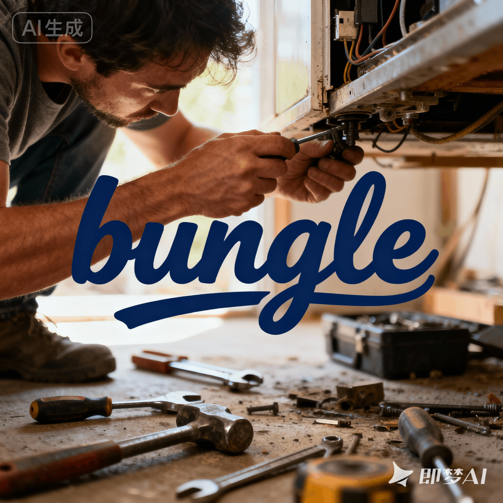 bungle是什么意思_bungle怎么读_音标'bʌŋɡl