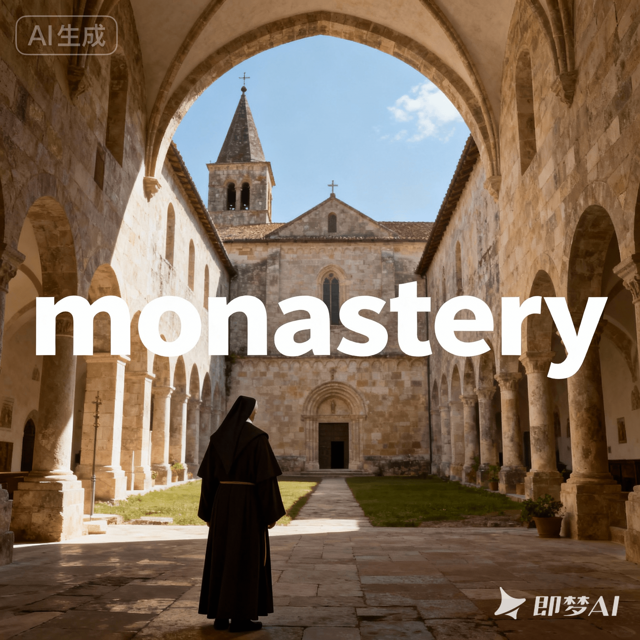 monastery是什么意思_monastery怎么读_音标ˈmɒnəstrɪ