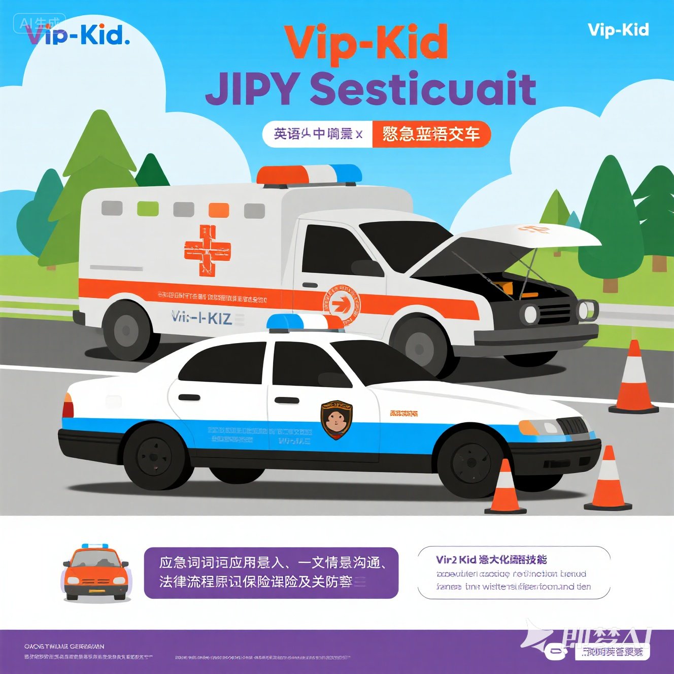 英语中如何处理紧急交通事故？
