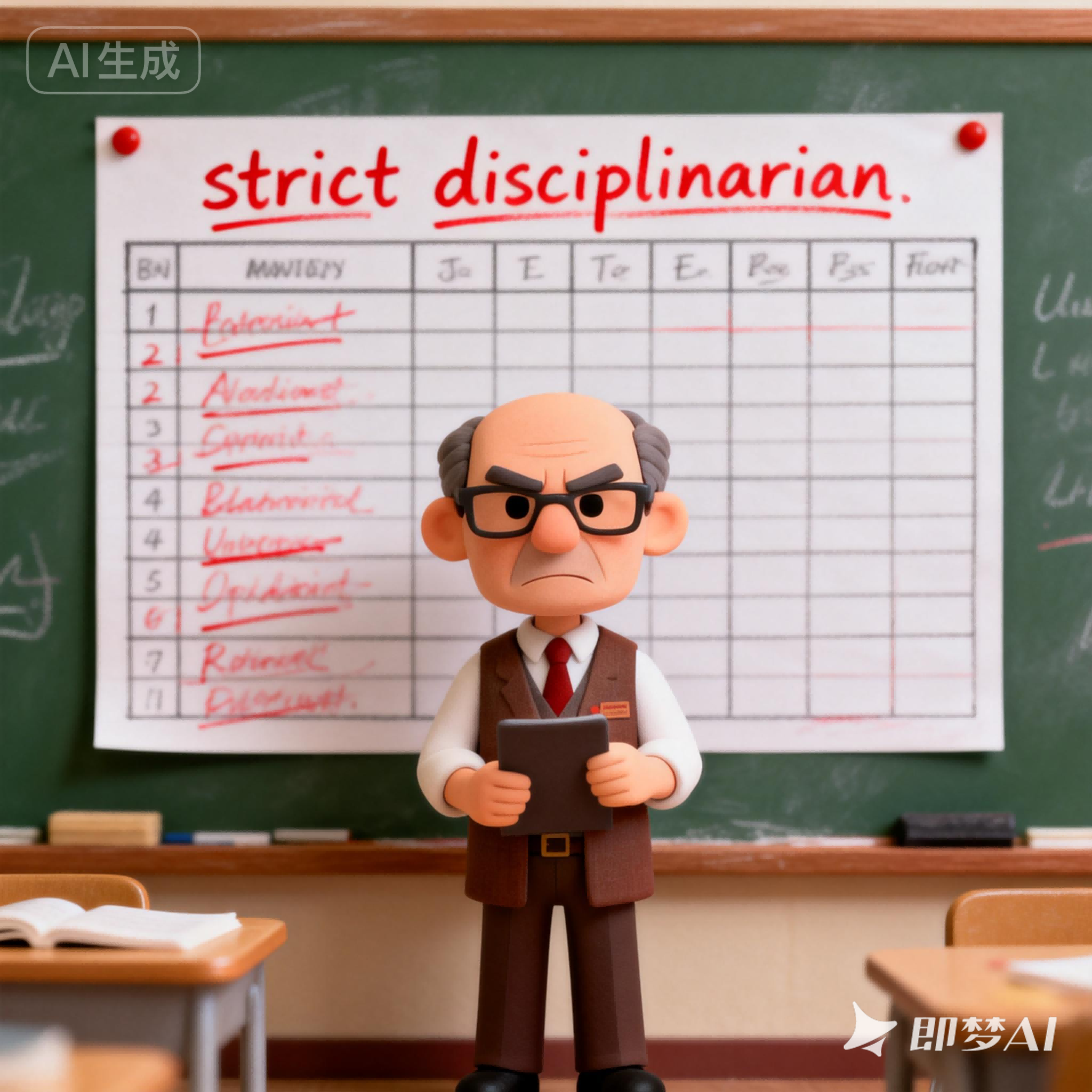 disciplinarian是什么意思_disciplinarian怎么读_音标ˌdɪsəplɪˈneərɪən