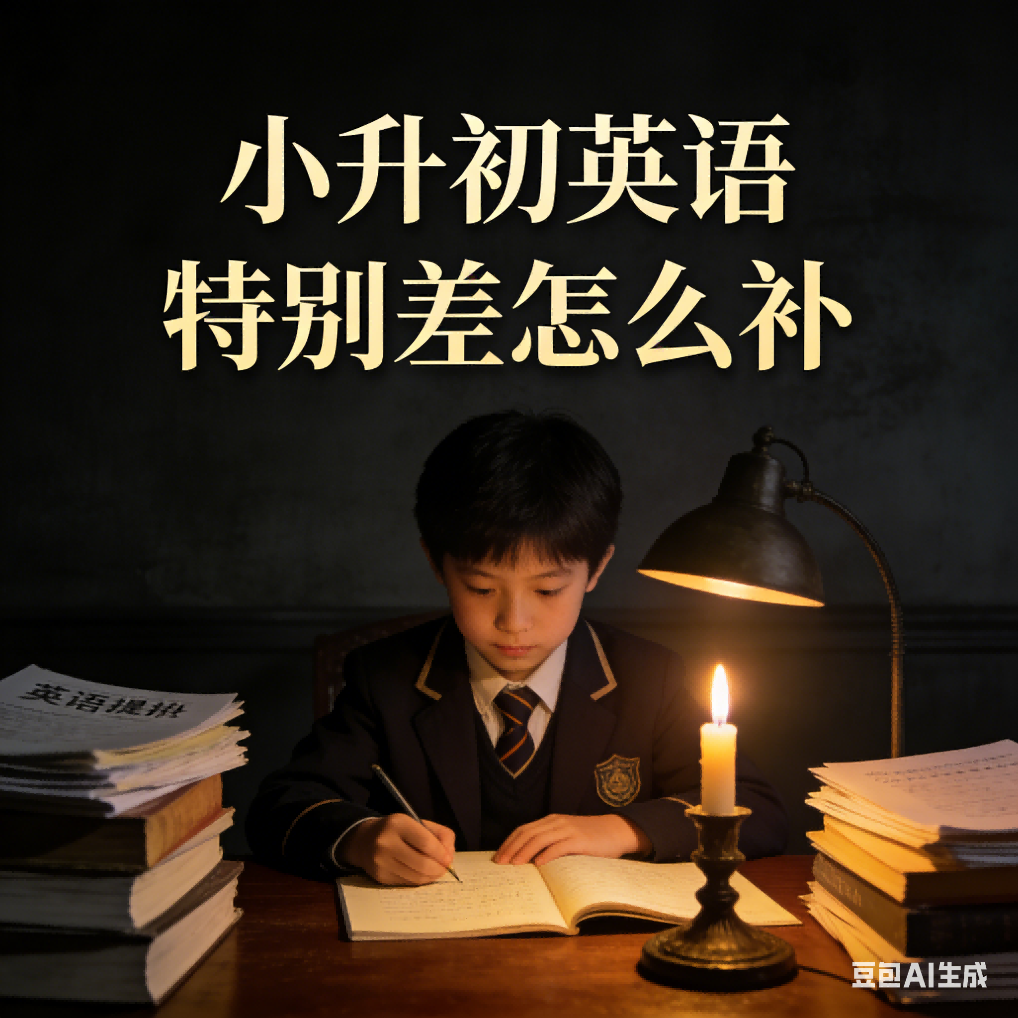 小升初英语特别差怎么补