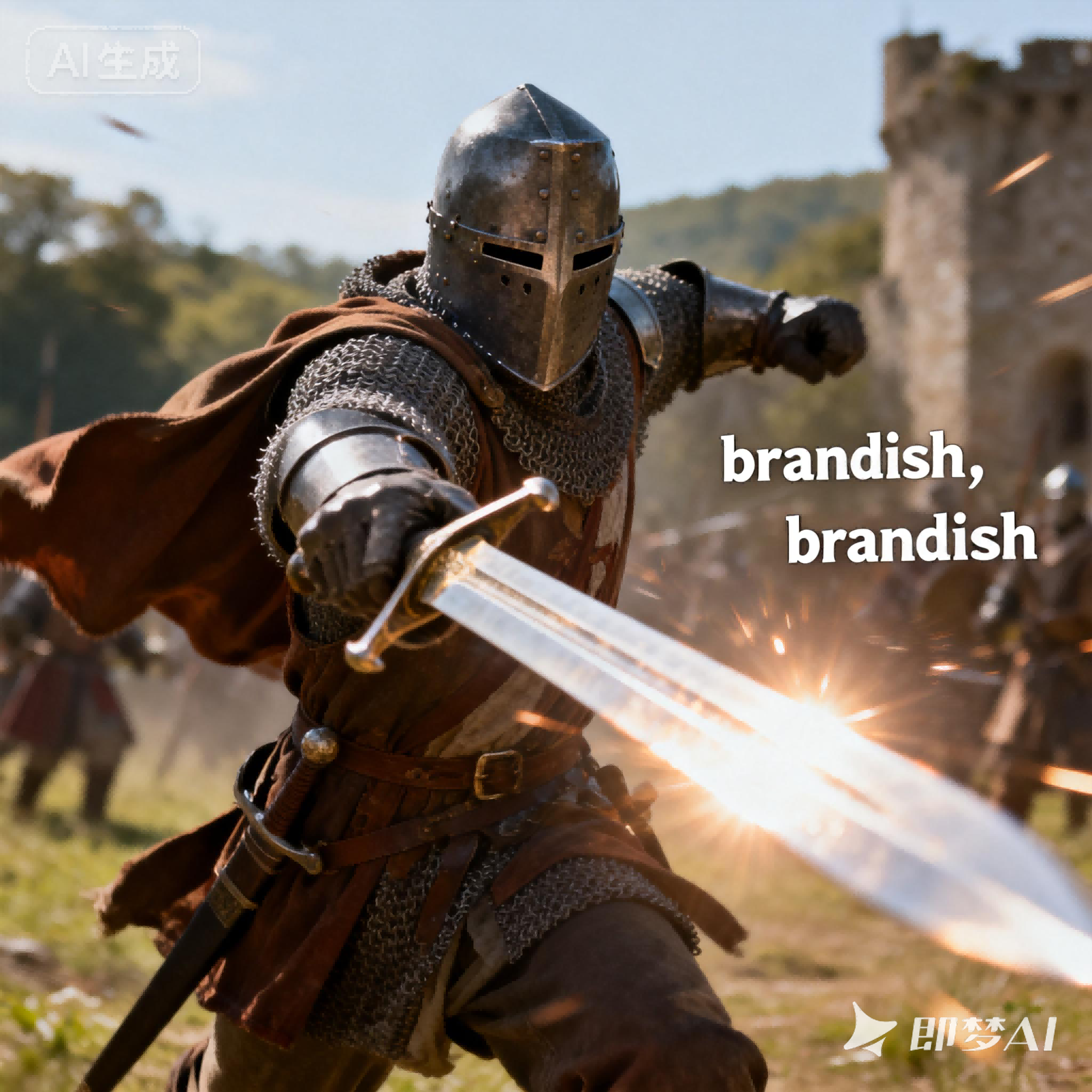 brandish是什么意思_brandish怎么读_音标'brændɪʃ