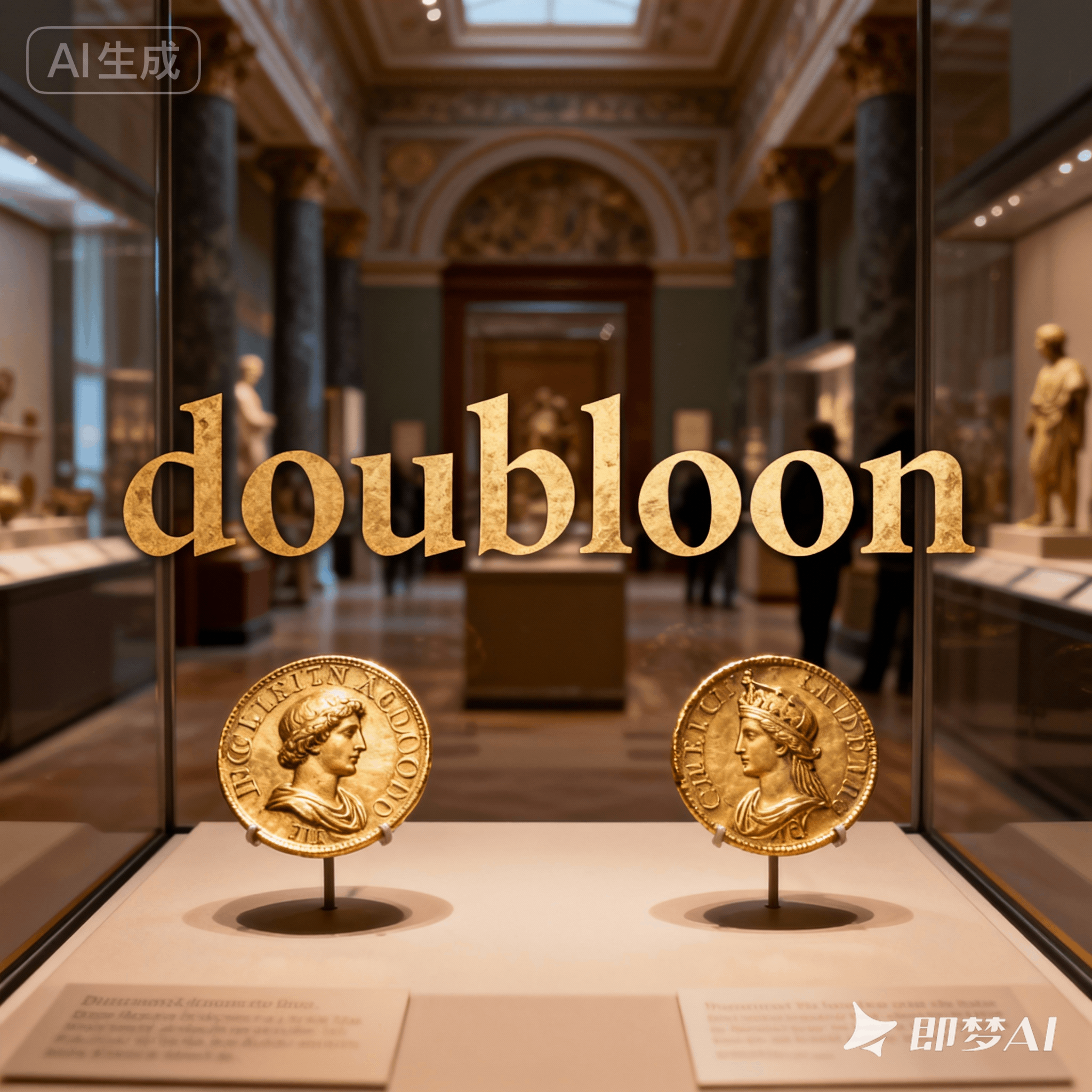 doubloon是什么意思_doubloon怎么读_音标dʌˈblu-n