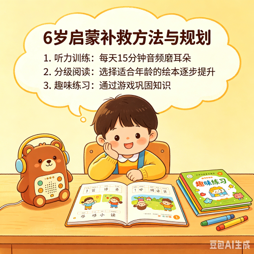6岁英语启蒙已经太晚了如何补救