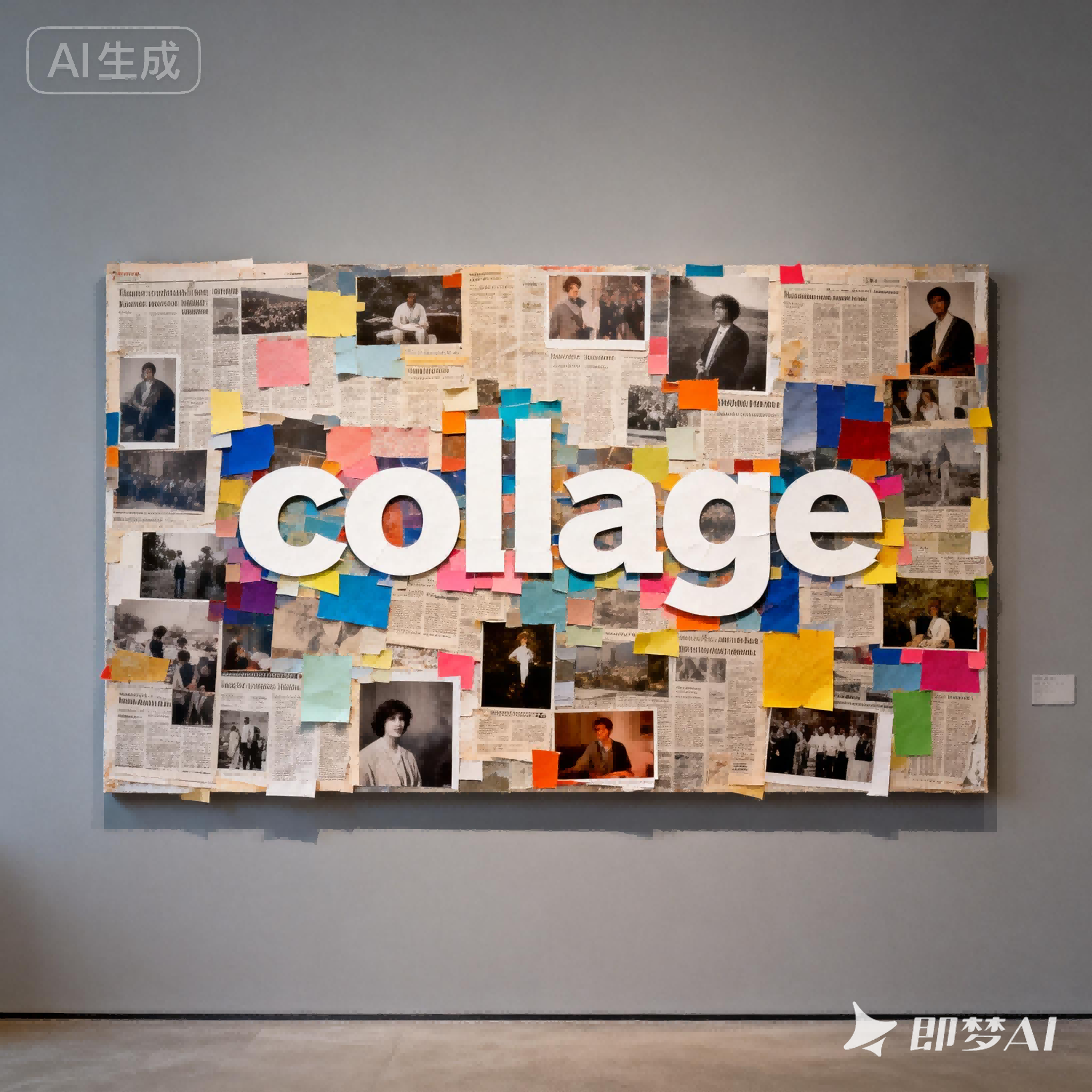 collage是什么意思_collage怎么读_音标'kɒlɑ-ʒ