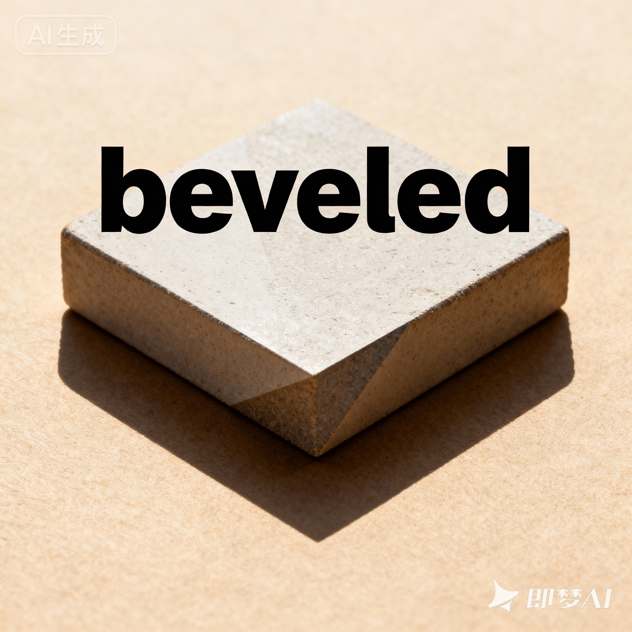 beveled是什么意思_beveled怎么读_音标'bevld