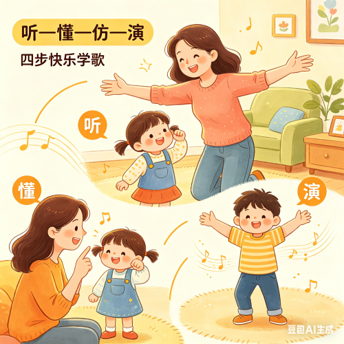 教英文歌曲的方法和步骤