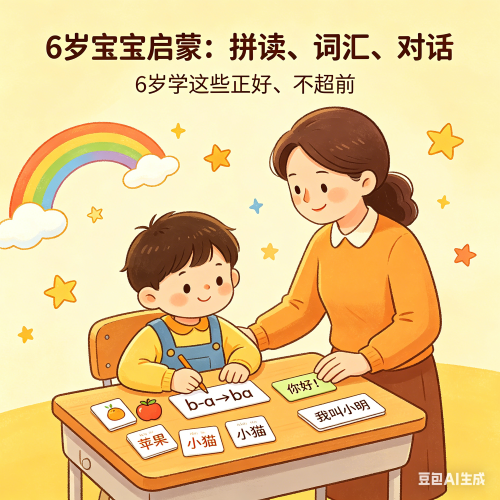 专家建议幼儿6岁可以学什么英语