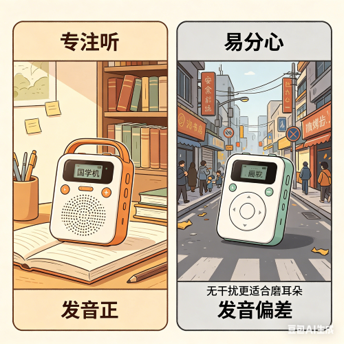6岁启蒙英语用国学机还是随身听