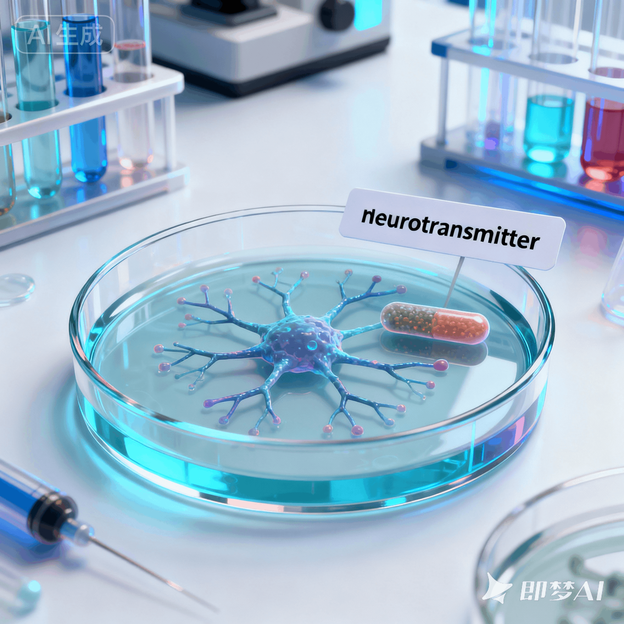 neurotransmitter是什么意思_neurotransmitter怎么读_音标ˈnjʊərəʊtrænzmɪtə(r)