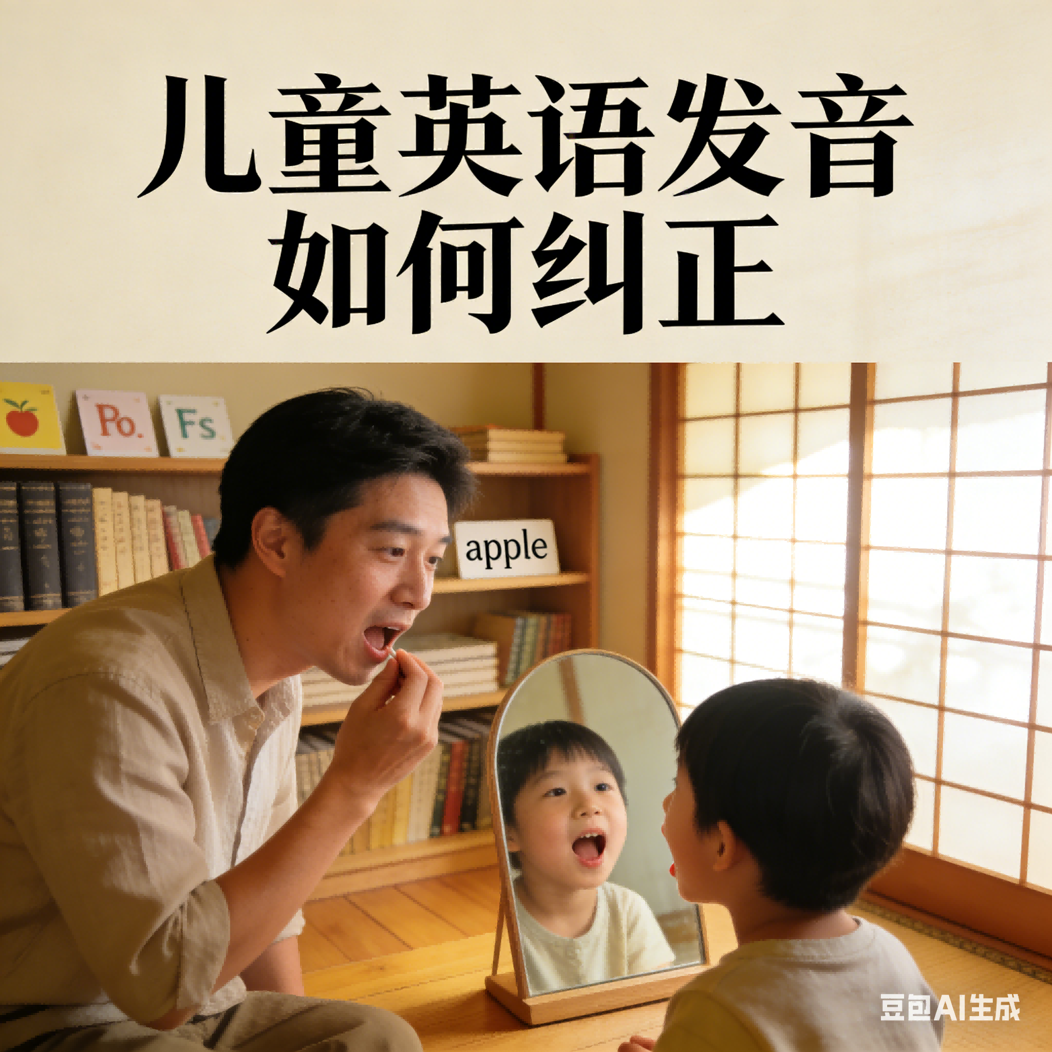 儿童英语发音如何纠正