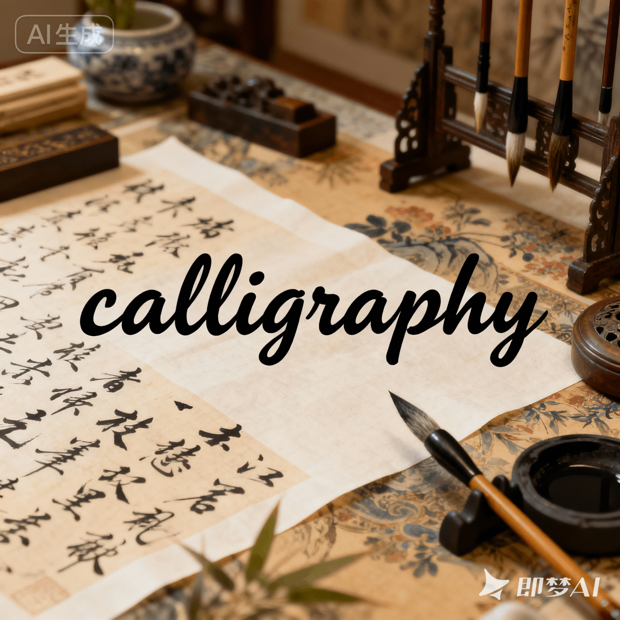 calligraphy是什么意思_calligraphy怎么读_音标kəˈlɪgrəfɪ