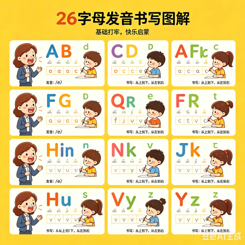 三年级英语字母