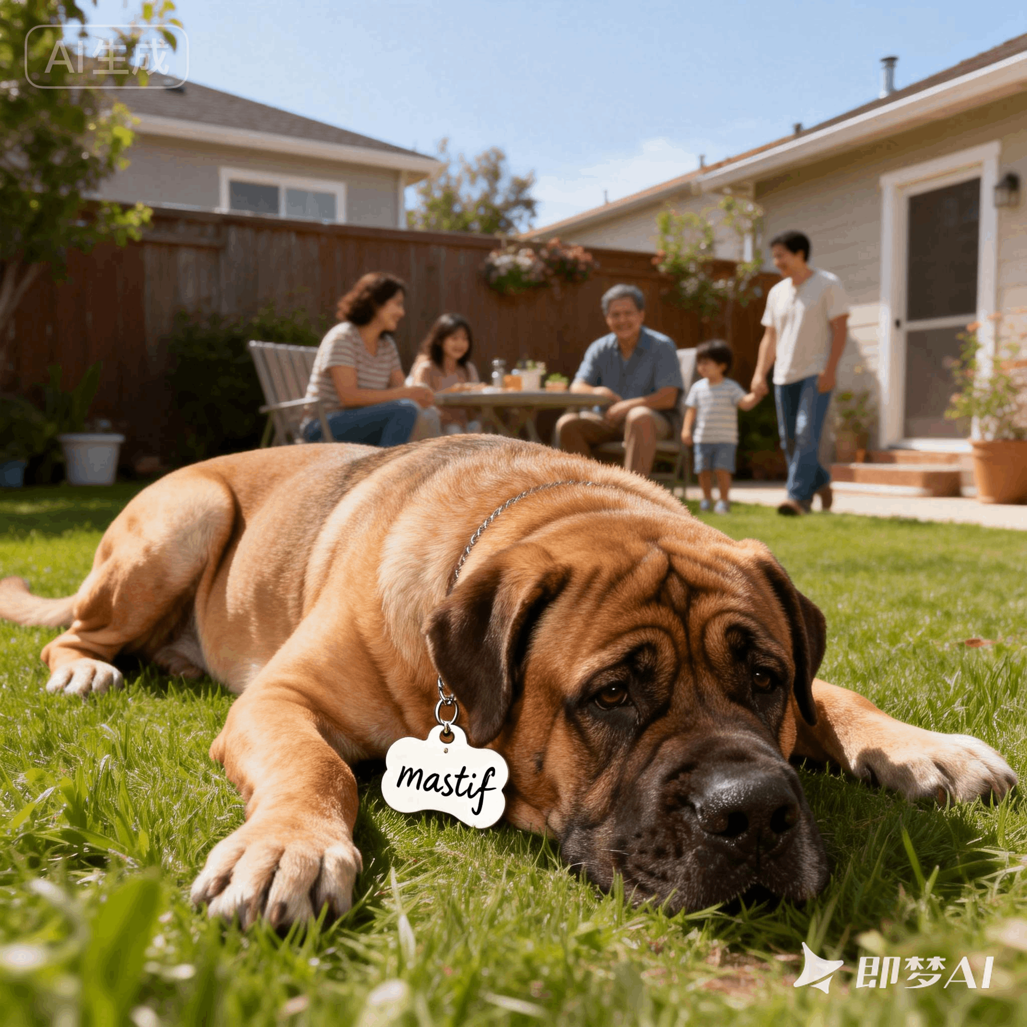 mastiff是什么意思_mastiff怎么读_音标ˈmæstɪf