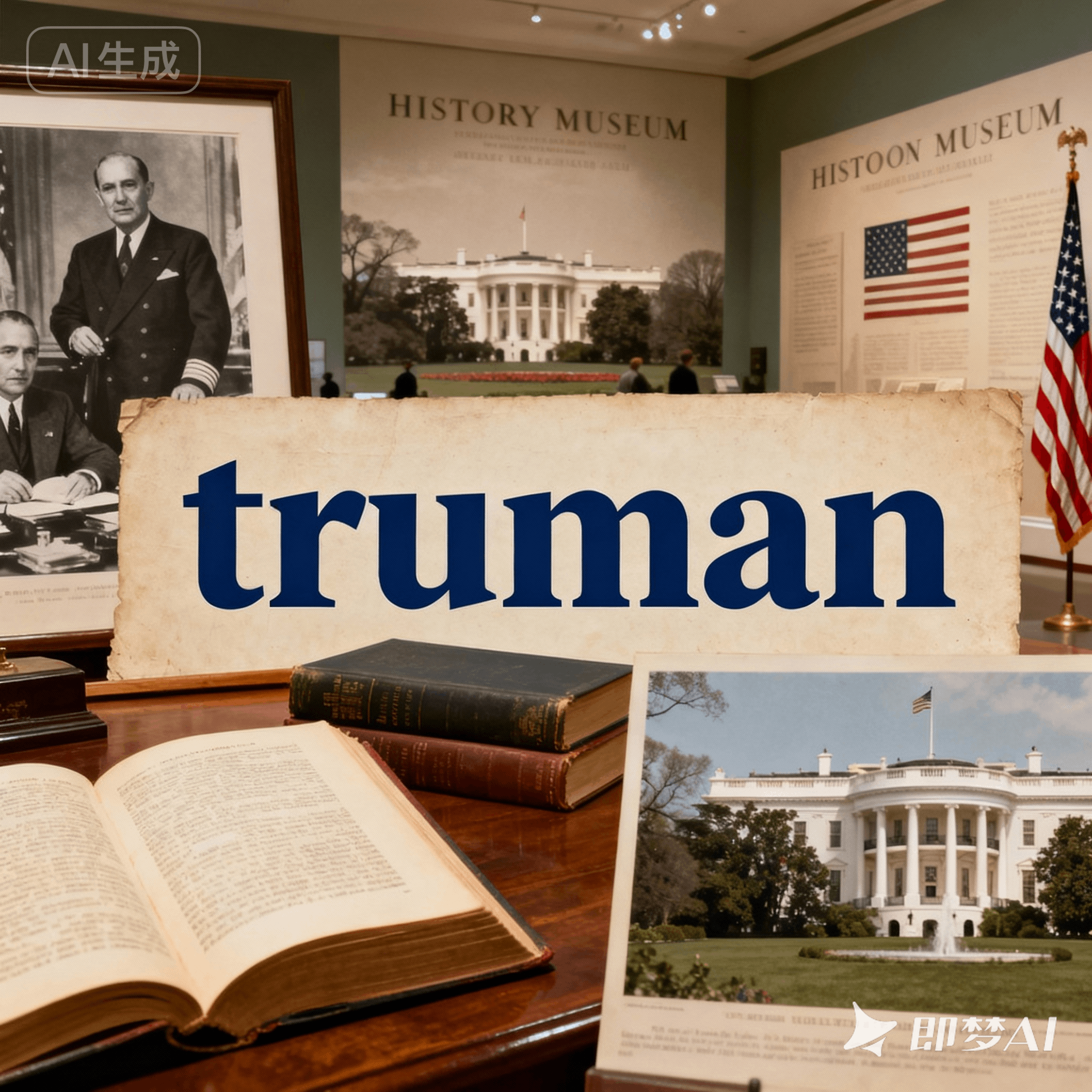 truman是什么意思_truman怎么读_音标ˈtru-mən