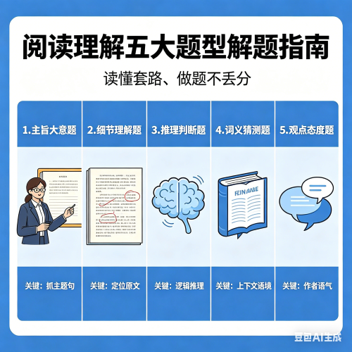 初中英语阅读理解的技巧和方法