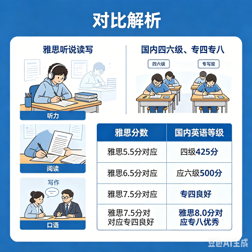 雅思相当于英语几级