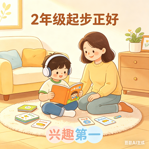 孩子马上2年级了,英语应该怎么开始学