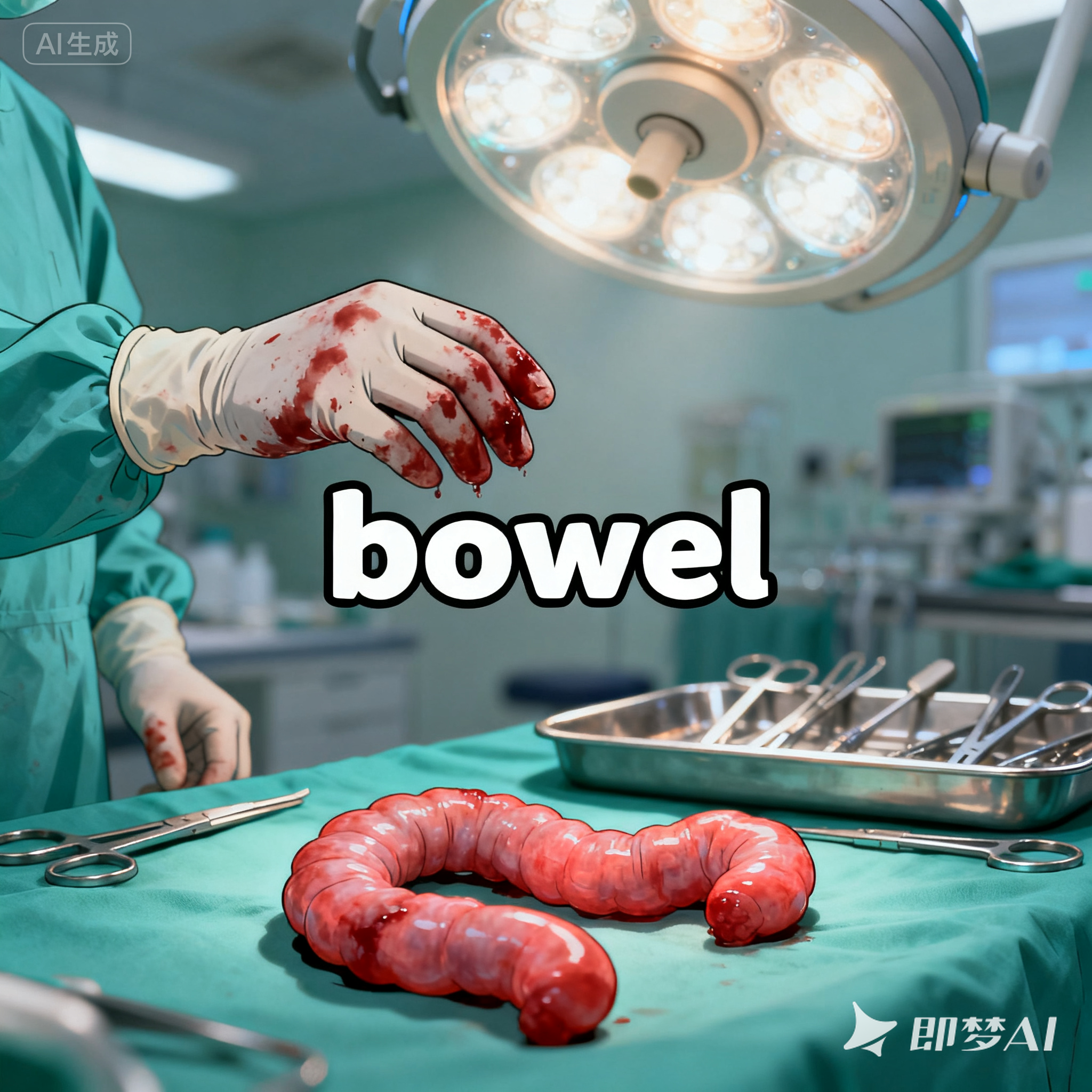 bowel是什么意思_bowel怎么读_音标ˈbaʊəl