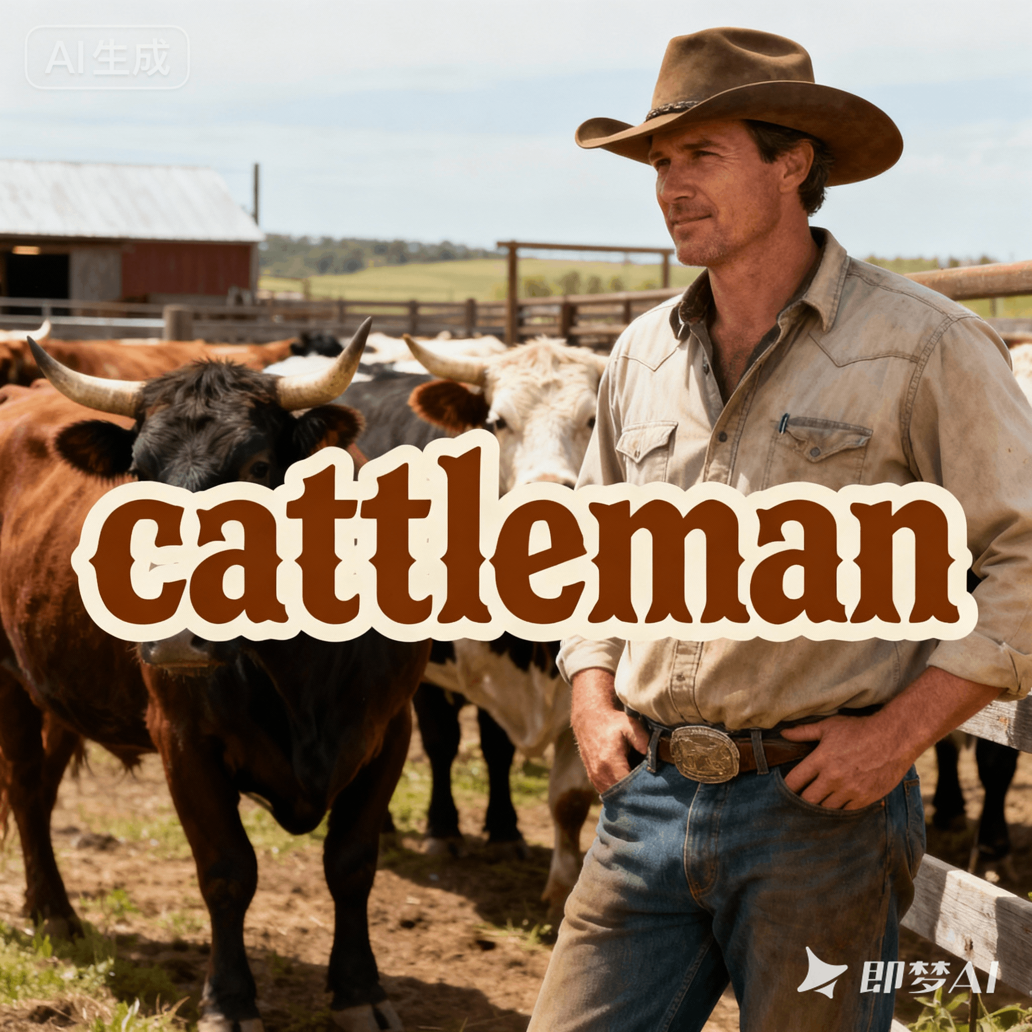 cattleman是什么意思_cattleman怎么读_音标'kætlmən