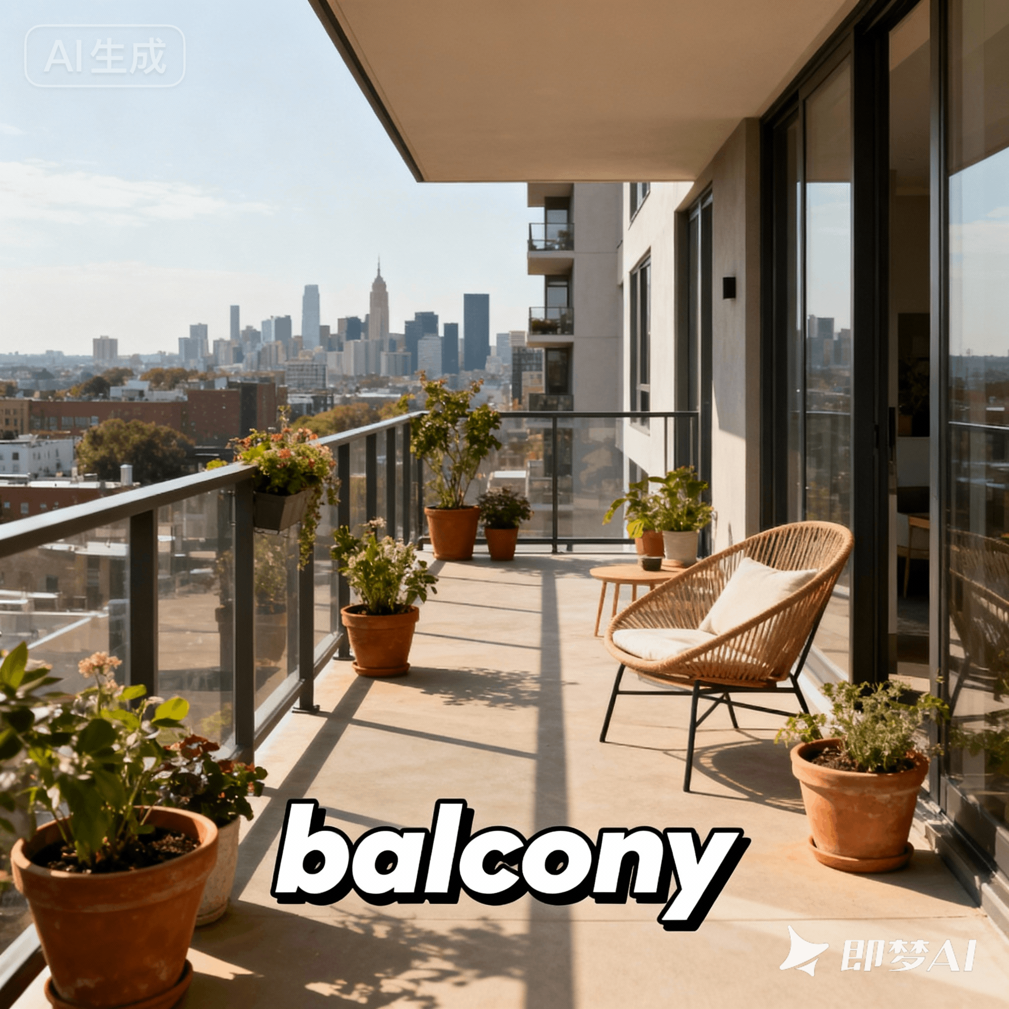 balcony是什么意思_balcony怎么读_音标'bælkənɪ