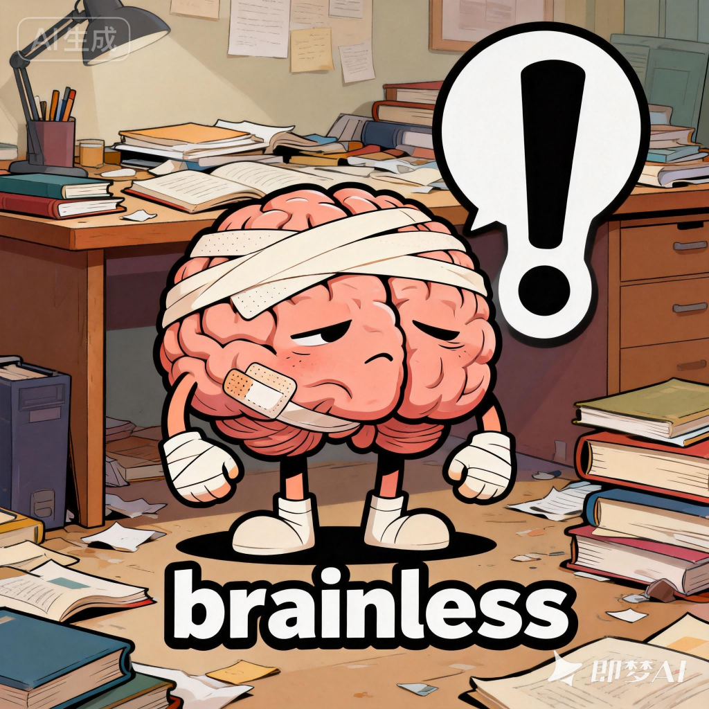 brainless是什么意思_brainless怎么读_音标ˈbreɪnləs