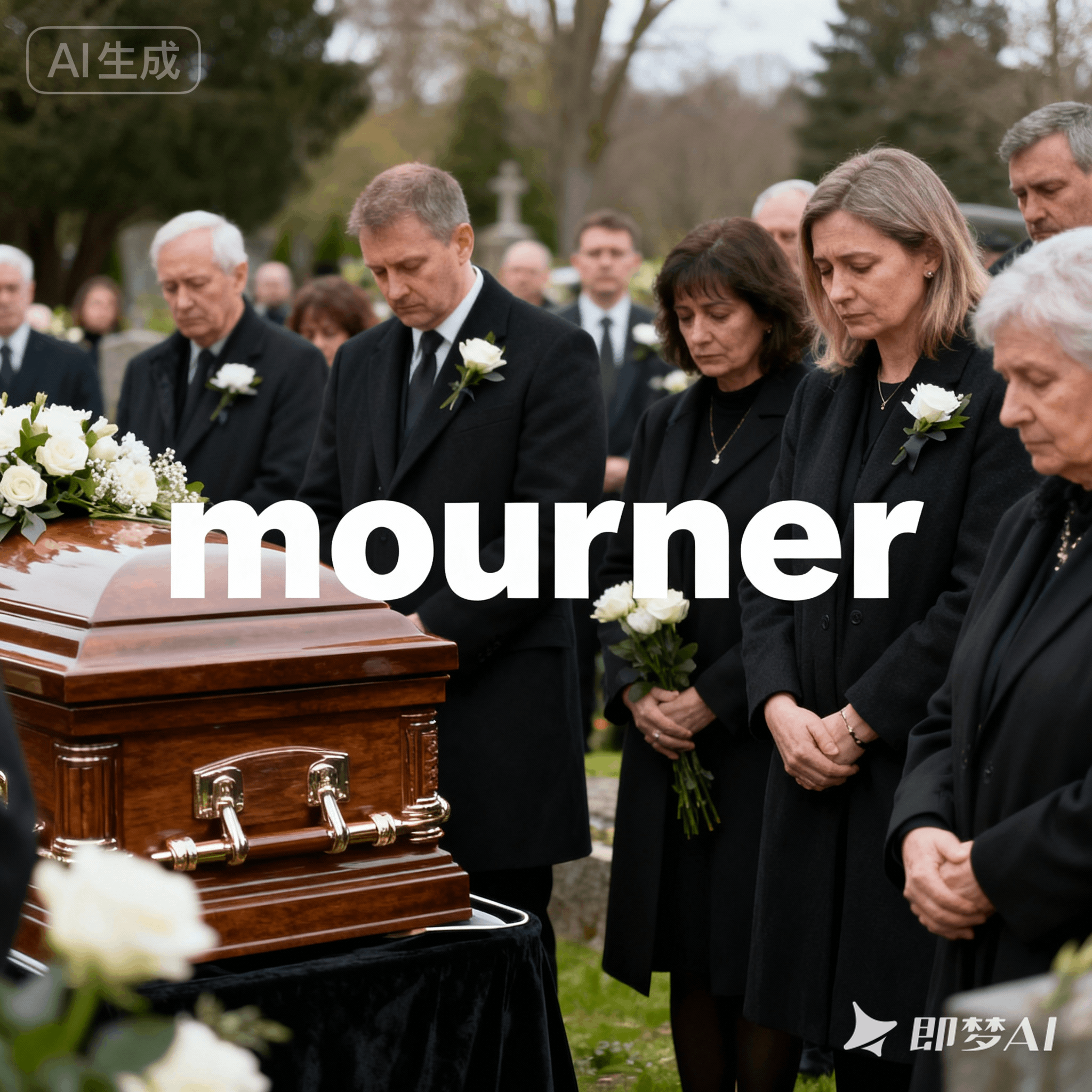 mourner是什么意思_mourner怎么读_音标ˈmɔ-nə(r)