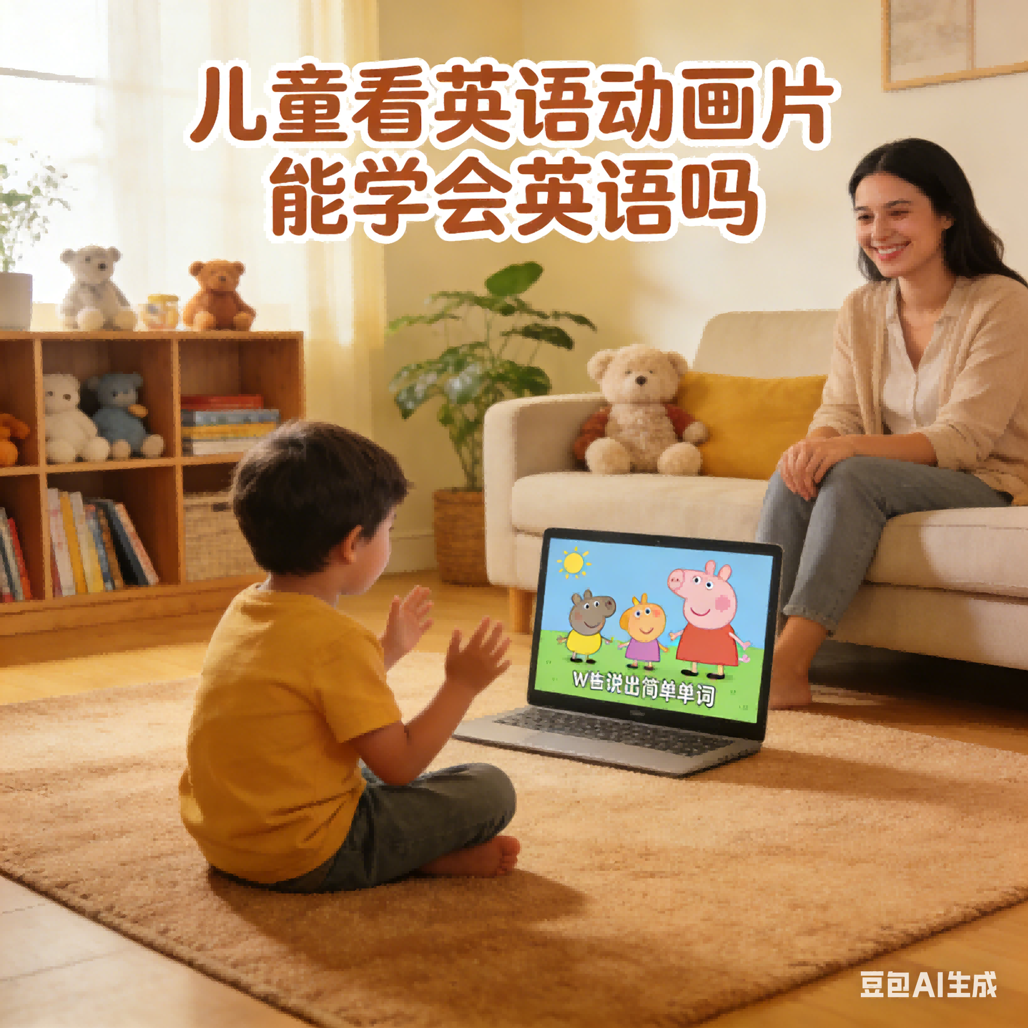 儿童看英语动画片能学会英语吗