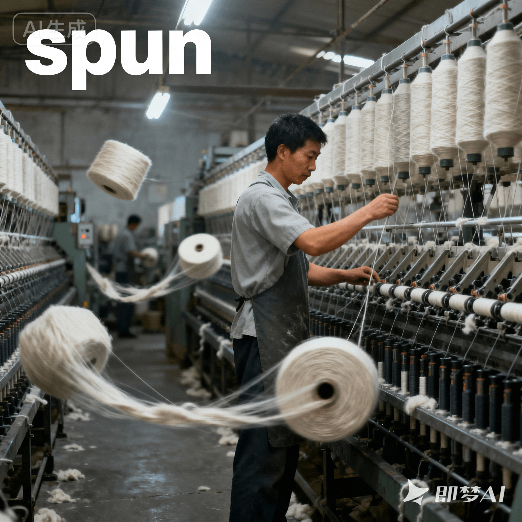 spun是什么意思_spun怎么读_音标spʌn