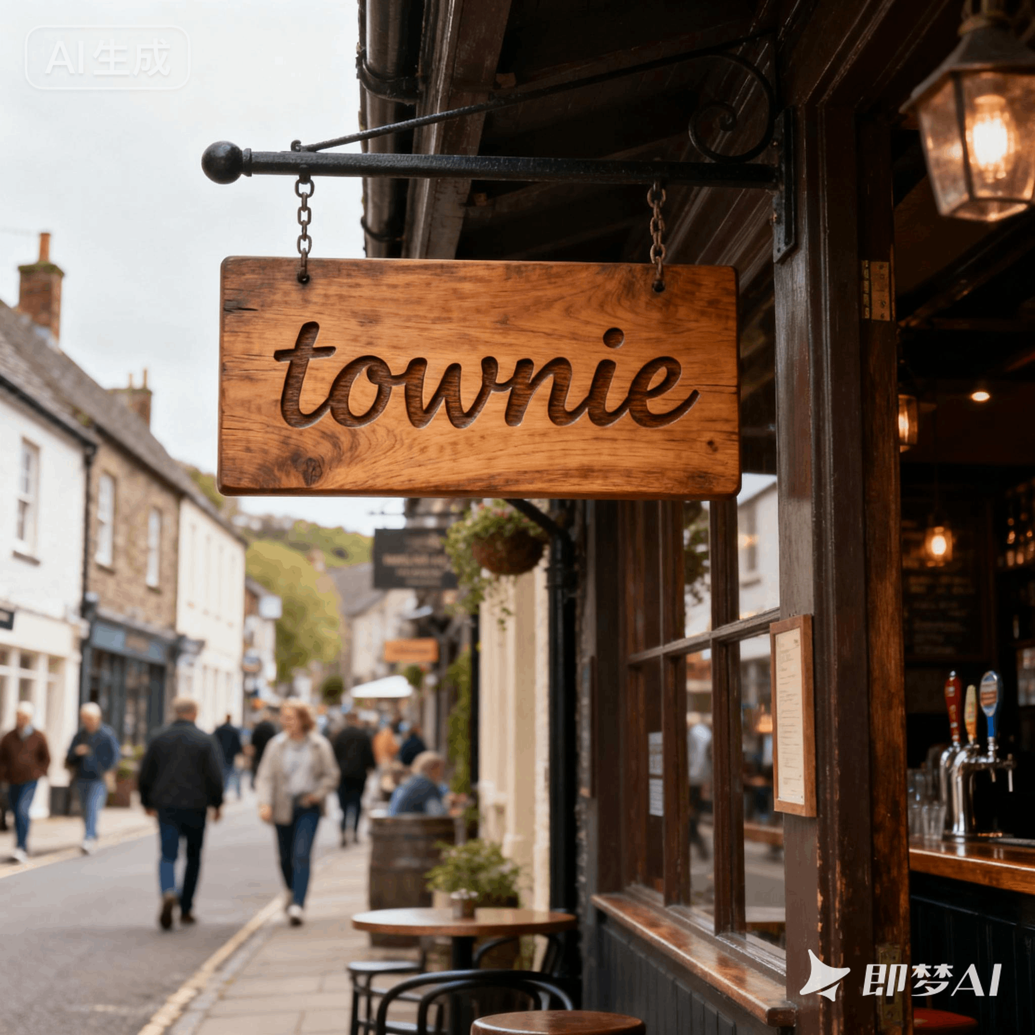 townie是什么意思_townie怎么读_音标ˈtaʊnɪ