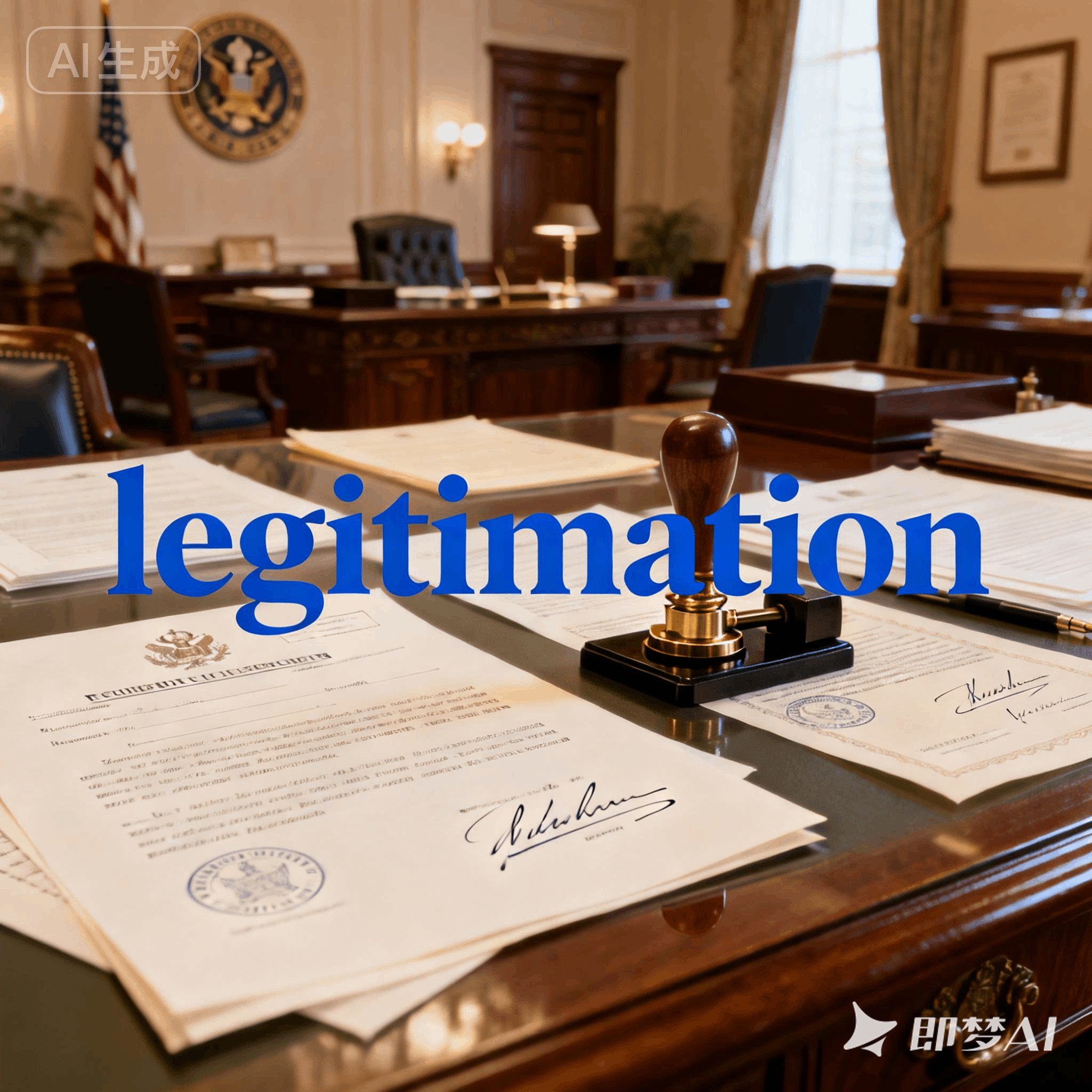legitimation是什么意思_legitimation怎么读_音标lɪˌdʒɪtə'meɪʃən