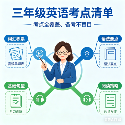 三年级英语考试考什么内容