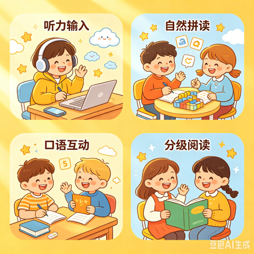 8岁学英语怎么学