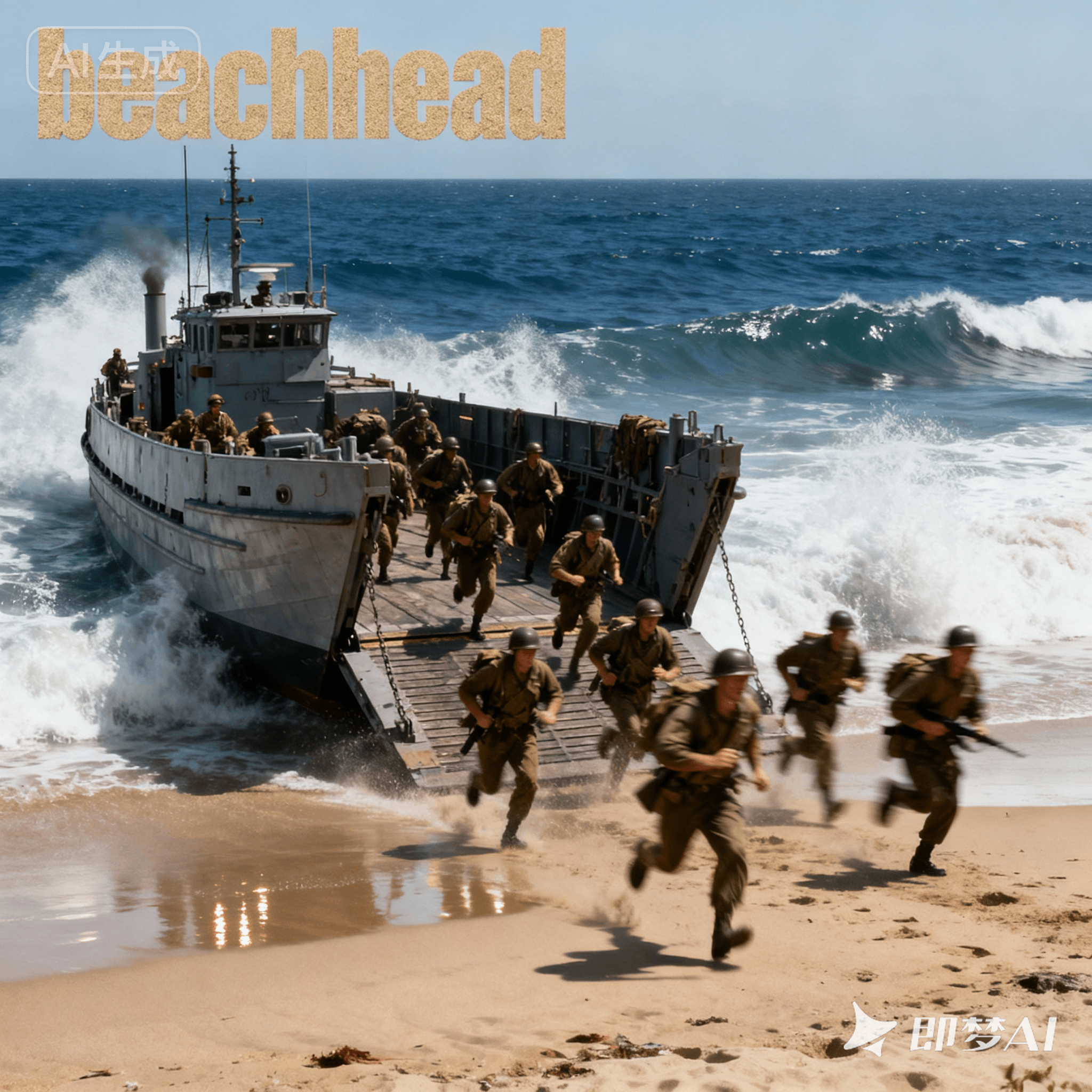 beachhead是什么意思_beachhead怎么读_音标'bi-tʃhed