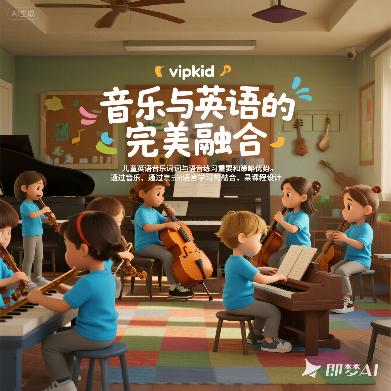 少儿英语音乐词汇与发音练习？