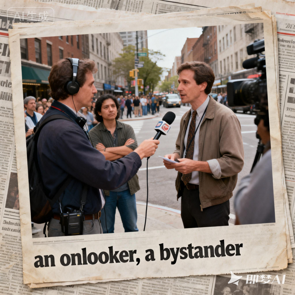 bystander是什么意思_bystander怎么读_音标ˈbaɪstændə(r)