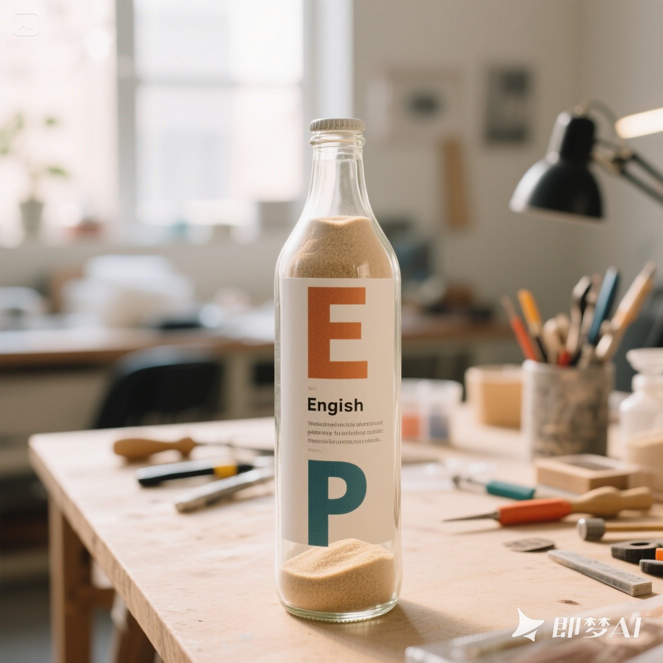 制作英语字母沙瓶的创意方法？