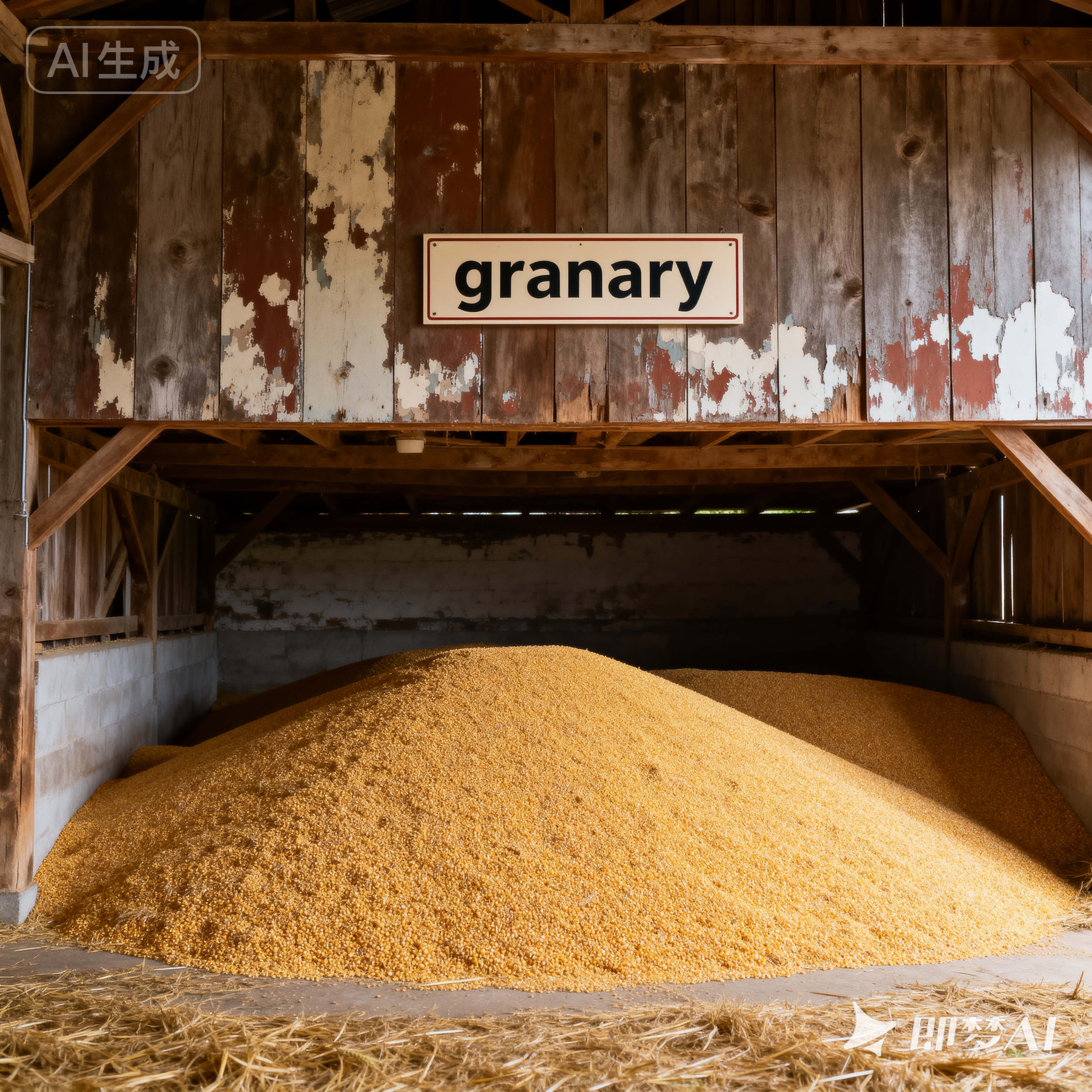 granary是什么意思_granary怎么读_音标'ɡrænərɪ