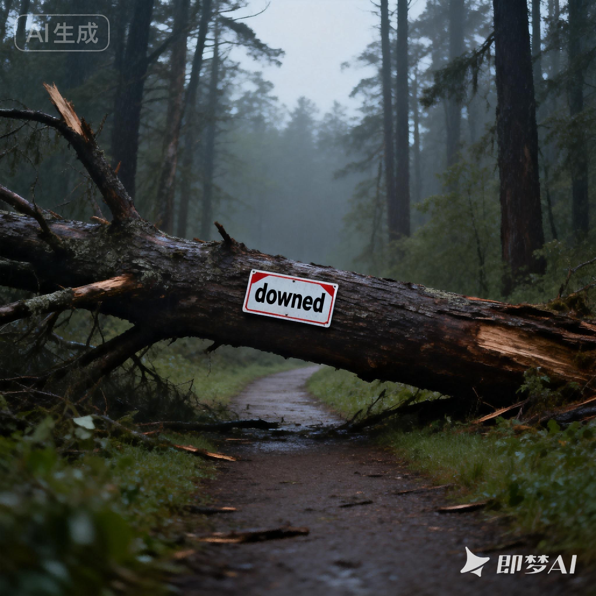 downed是什么意思_downed怎么读_音标'daʊnd