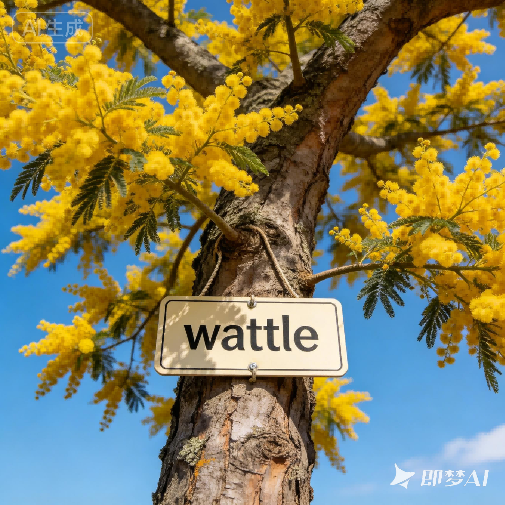 wattle是什么意思_wattle怎么读_音标'wɒtl