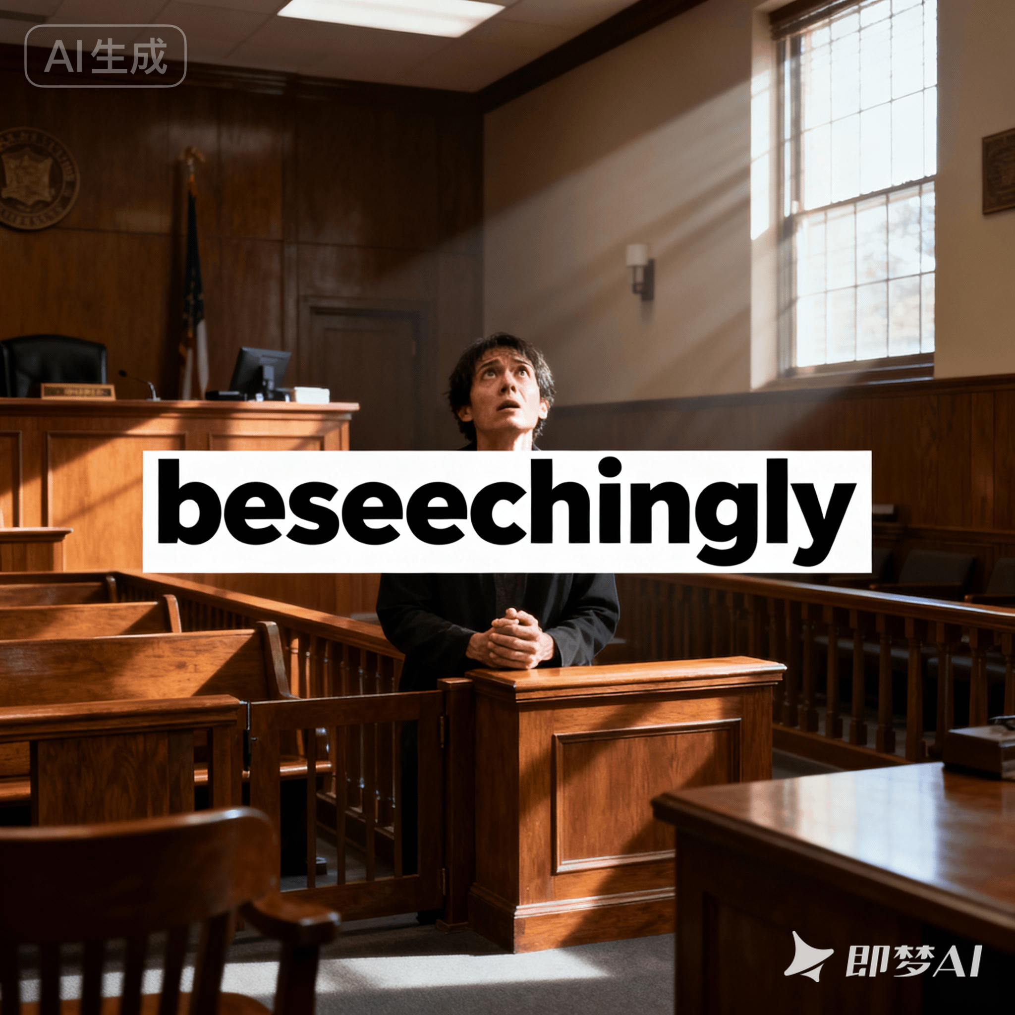 beseechingly是什么意思_beseechingly怎么读_音标bɪ'si-tʃɪŋlɪ