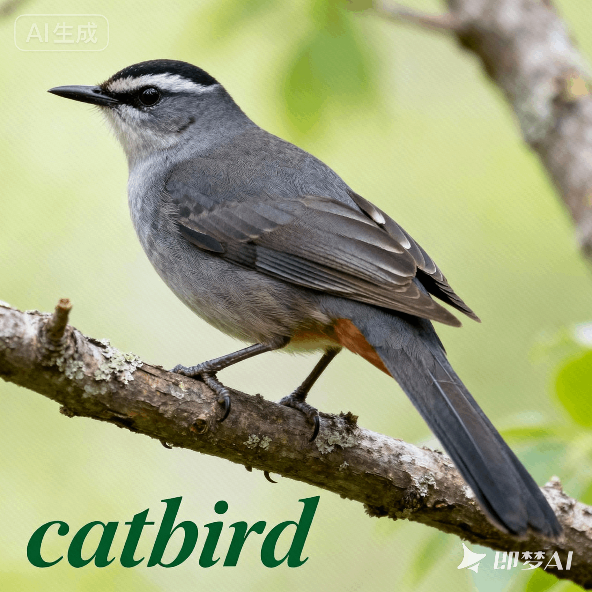 catbird是什么意思_catbird怎么读_音标'kætbɜ-d