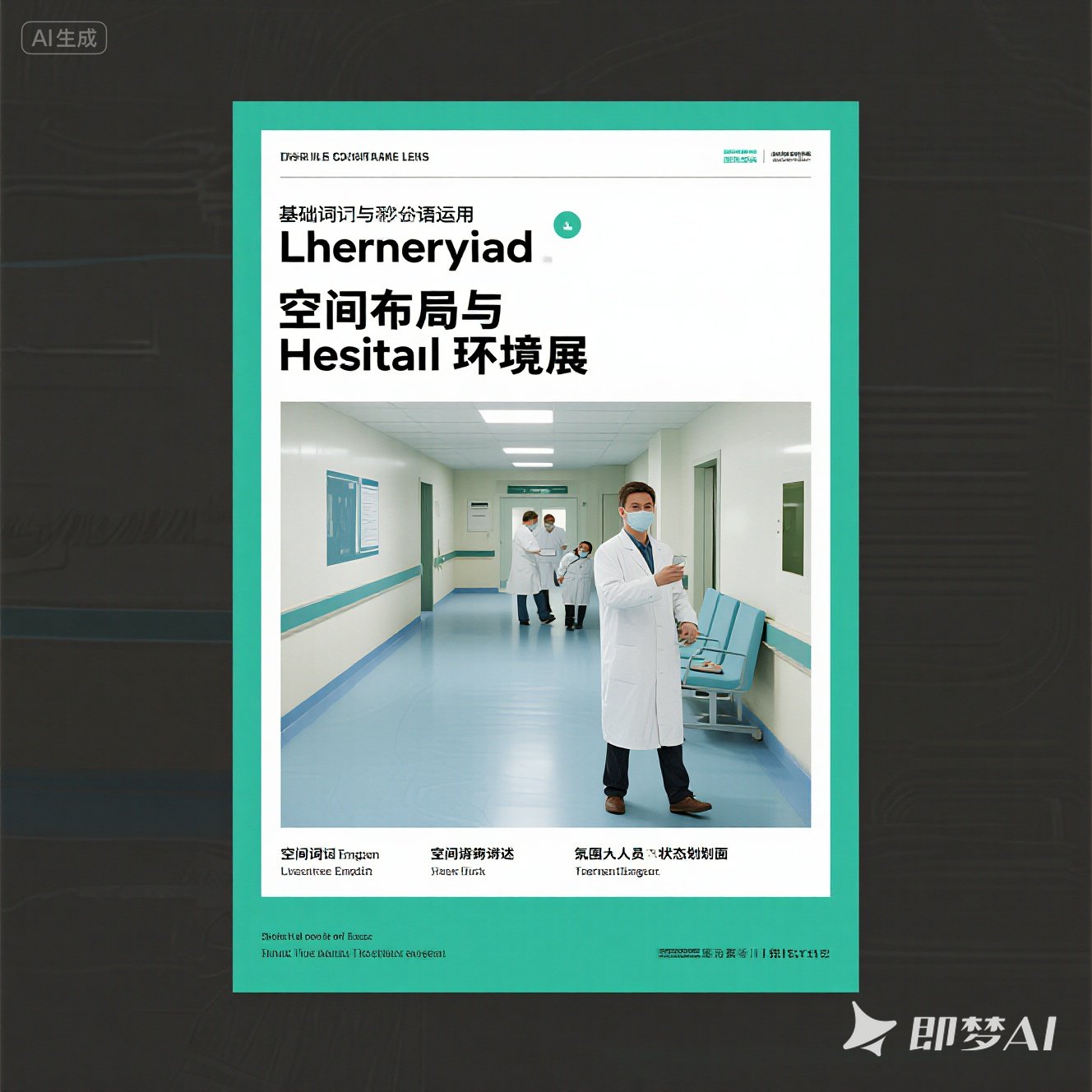 在英语中如何描述医院的环境？
